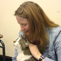 Cricket talking her into adopting him.